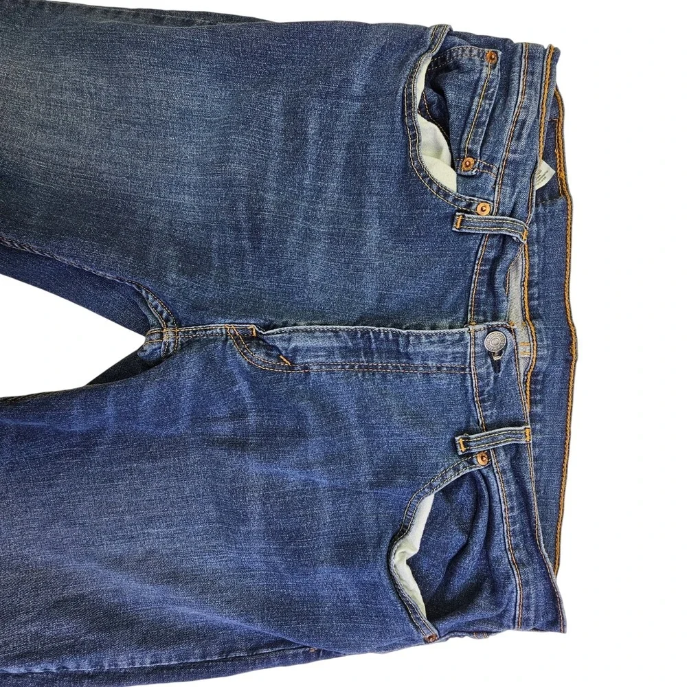 Levis 559 Relaxed Straight Jeans Mens 36x32 Medium Wash Blue Denim 00559-0421